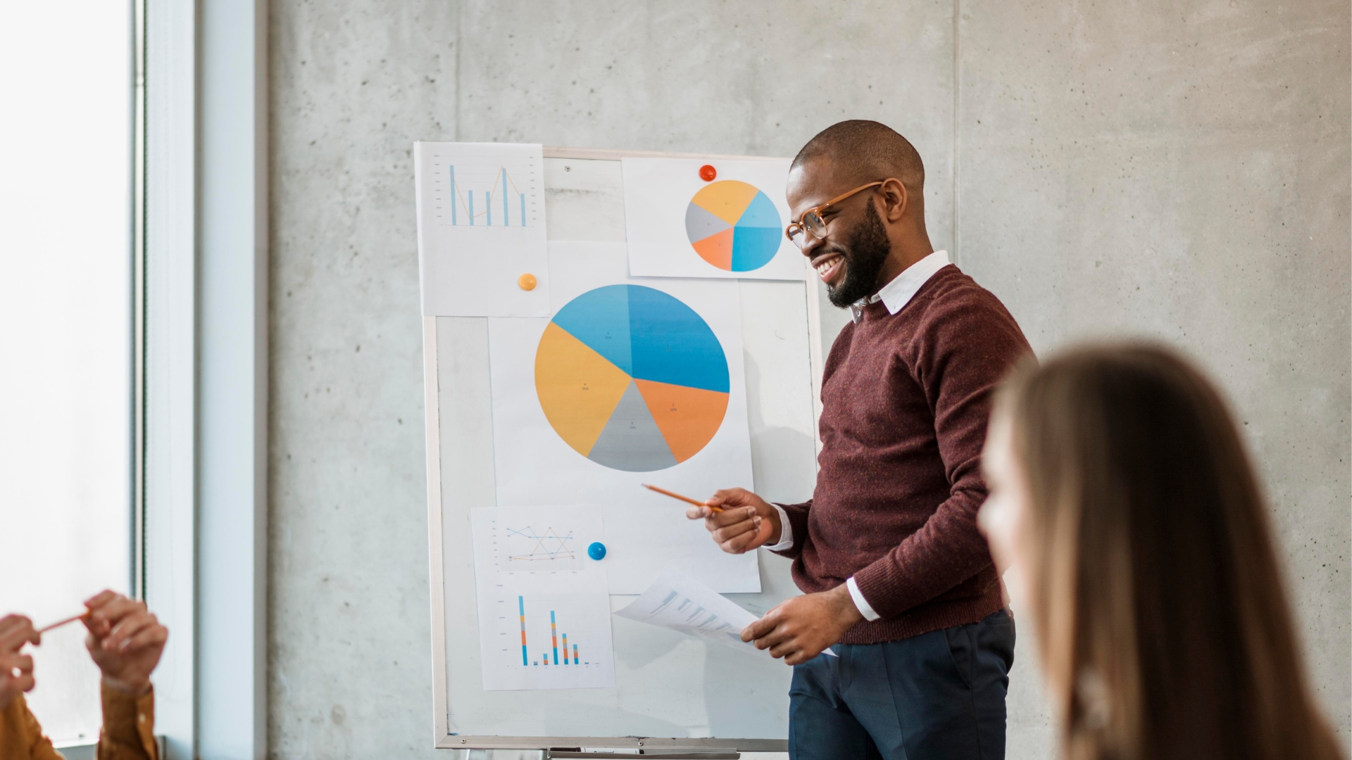 Happy Finance Student